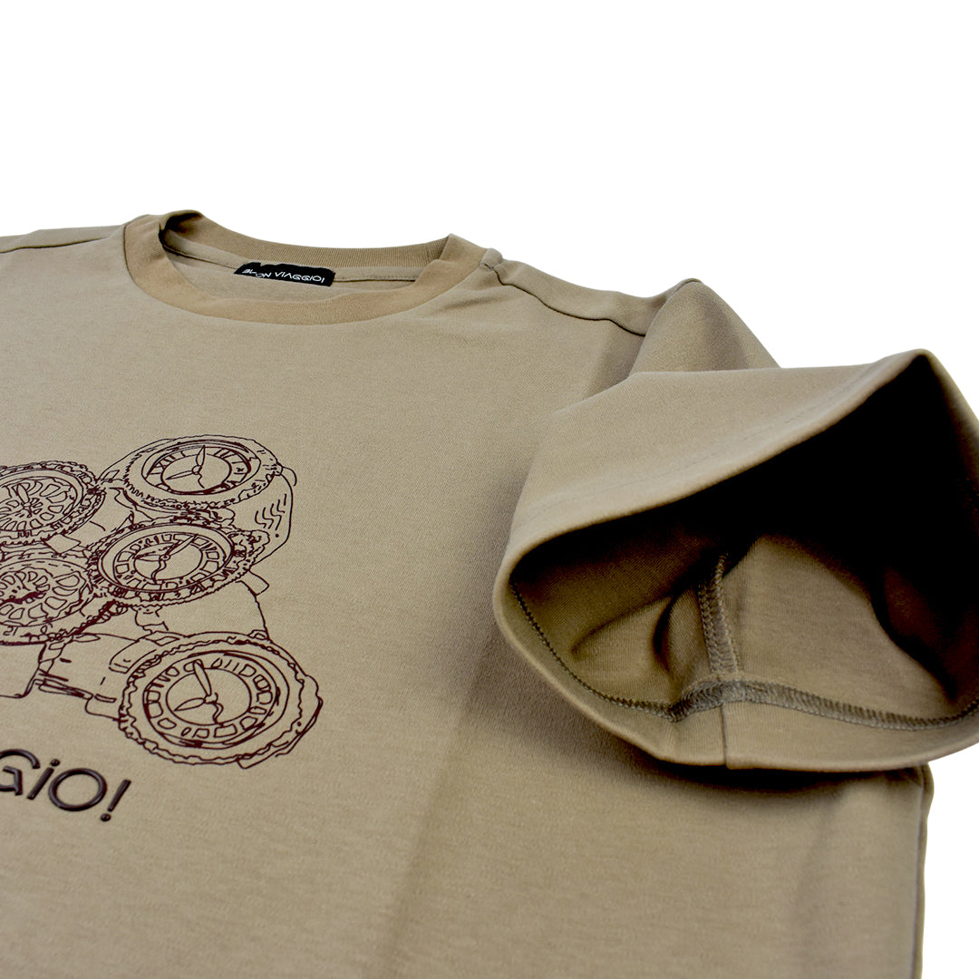 【BUON VIAGGIO】2025ss ボーンビアッジョ 半袖Tシャツ MOCA(BV-03-MOCA)
