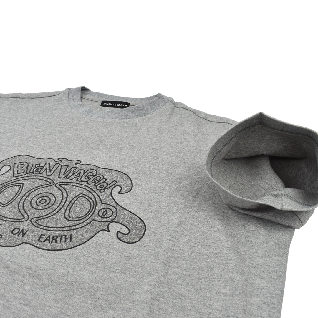 【BUON VIAGGIO】2025ss ボーンビアッジョ 半袖Tシャツ GRAY (BV-04-GRAY)