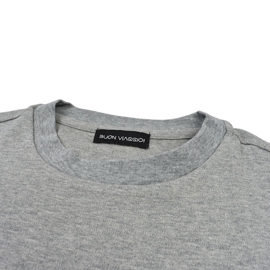 【BUON VIAGGIO】2025ss ボーンビアッジョ 半袖Tシャツ GRAY (BV-04-GRAY)