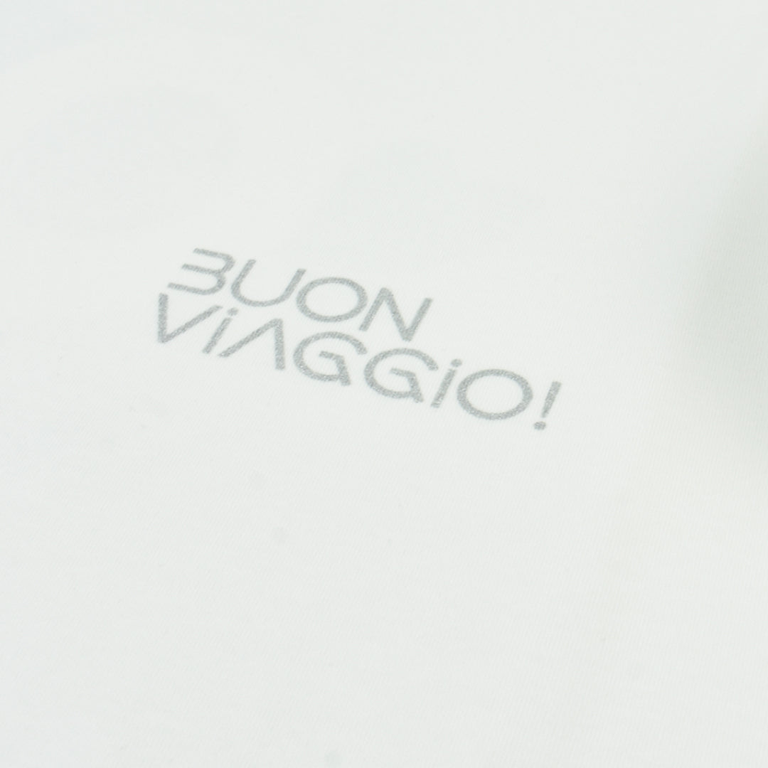 【BUON VIAGGIO】2025ss ボーンビアッジョ 半袖Tシャツ WHITE (BV-05-WHITE)