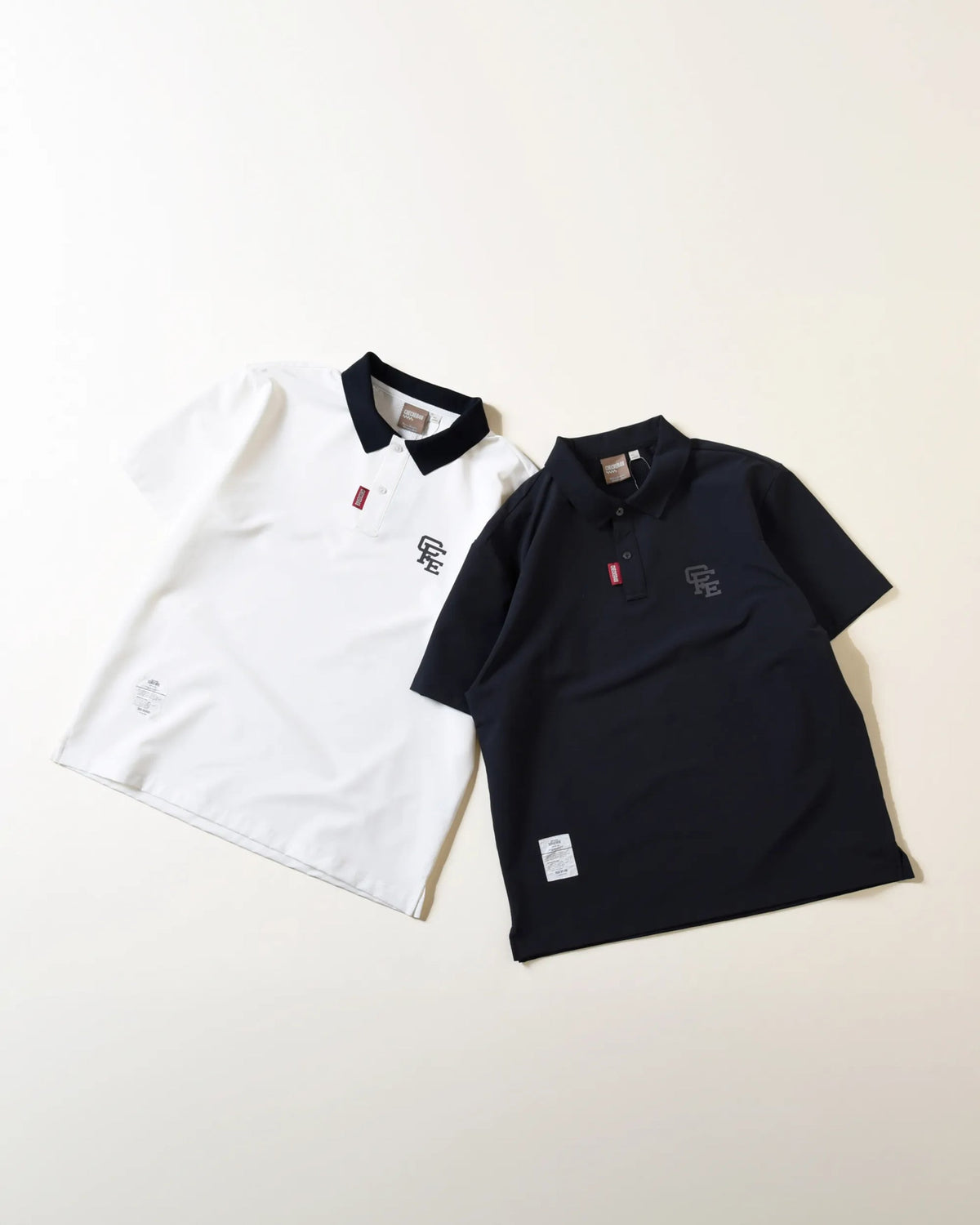 【CHECKER48】BACK DOTS TOUR POLO 半袖ポロシャツ BLACK(CHE-C4800A002)