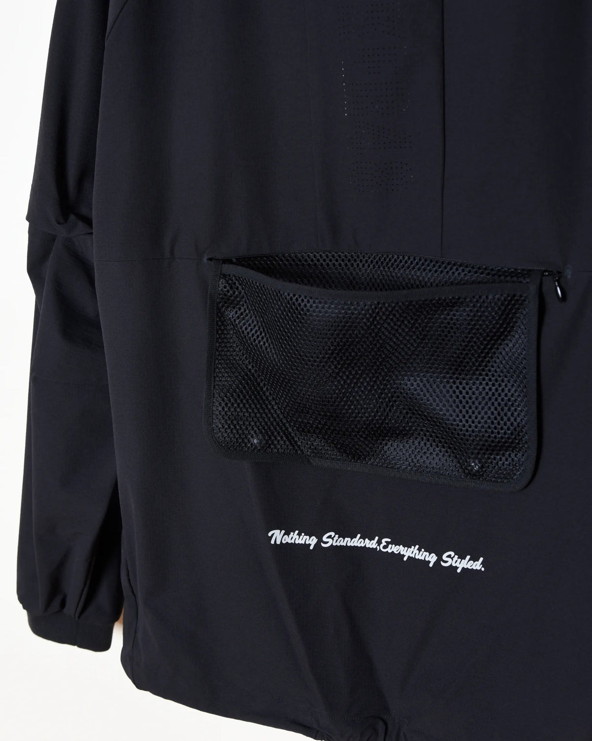 【CHECKER48】RIPSTOP LAB PO JACKET アウター BLACK(CHE-C4800A101)