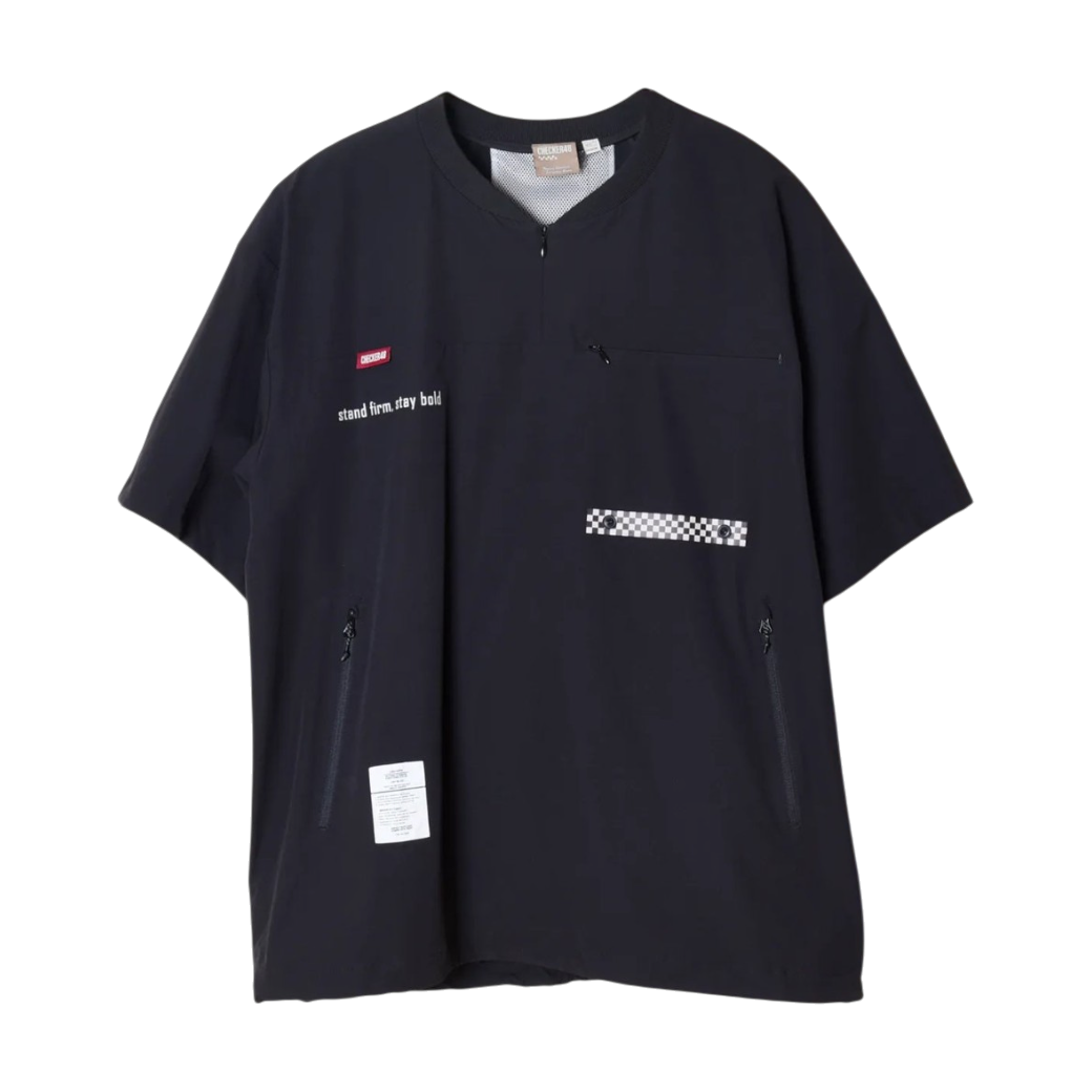 【CHECKER48】RIPSTOP LAB PO JACKET アウター BLACK(CHE-C4800A101)