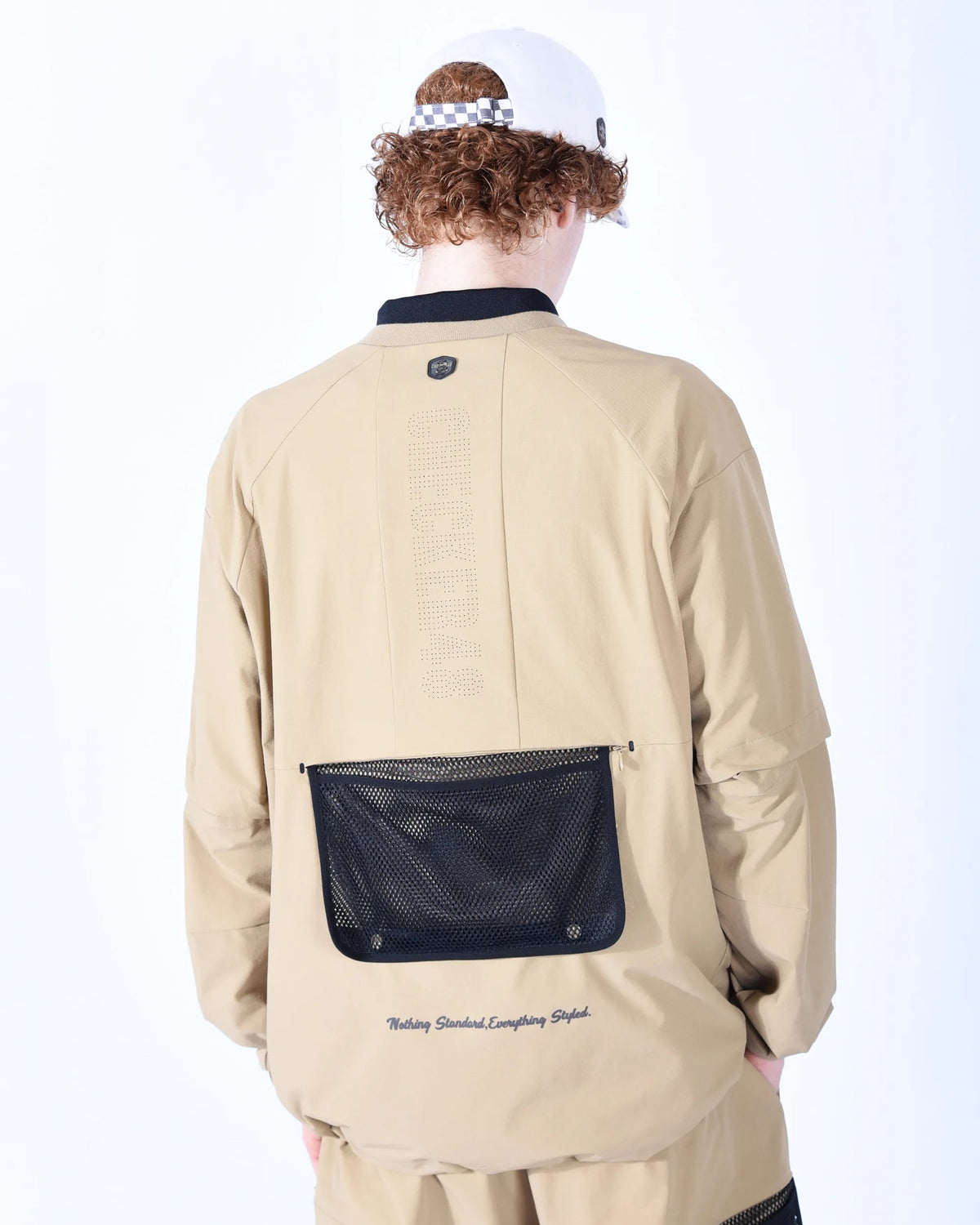 【CHECKER48】RIPSTOP LAB PO JACKET アウター TOBACCO(CHE-C4800A101)
