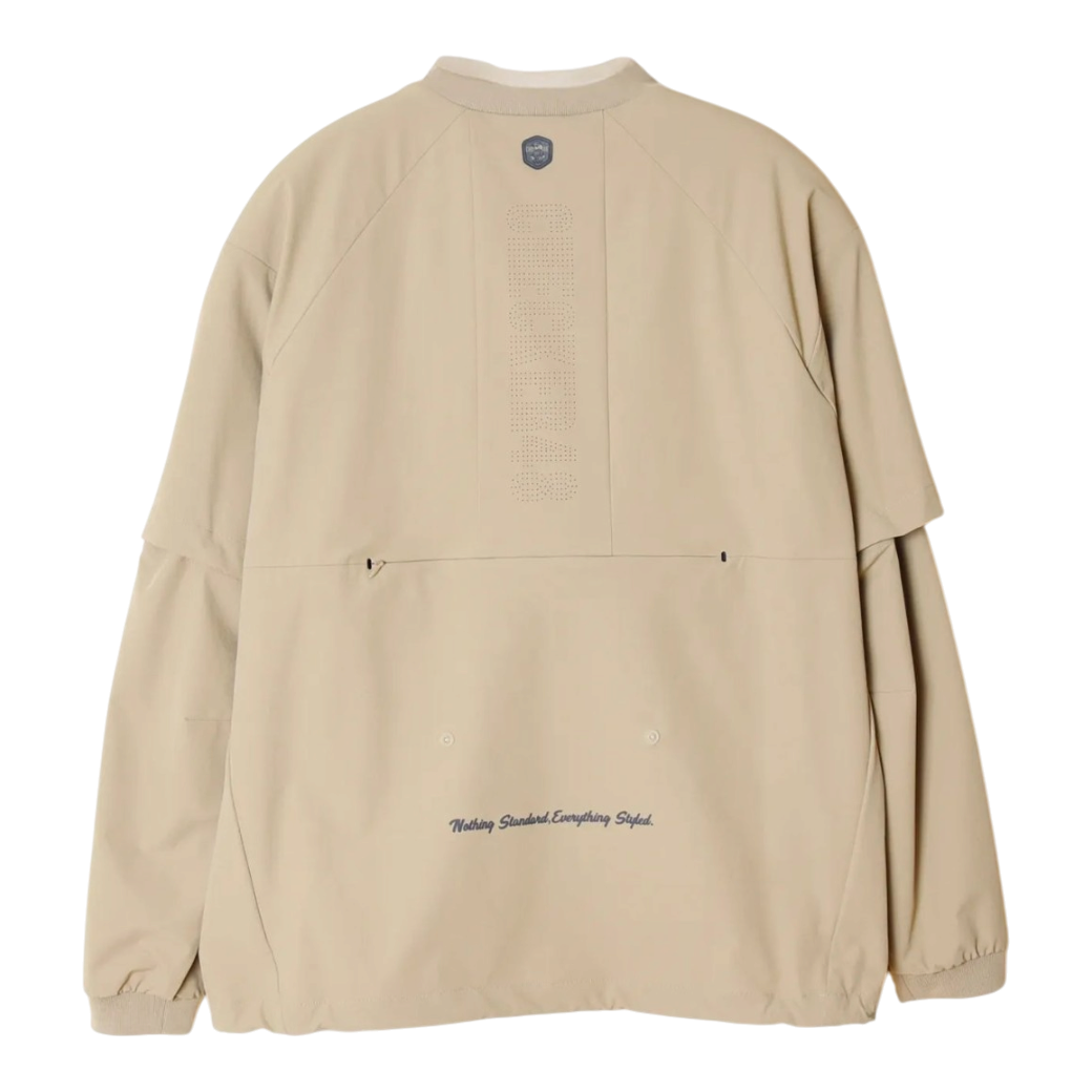 【CHECKER48】Women‘s RIPSTOP LAB PO JACKET アウター TOBACCO(CHE-C4800A101W)