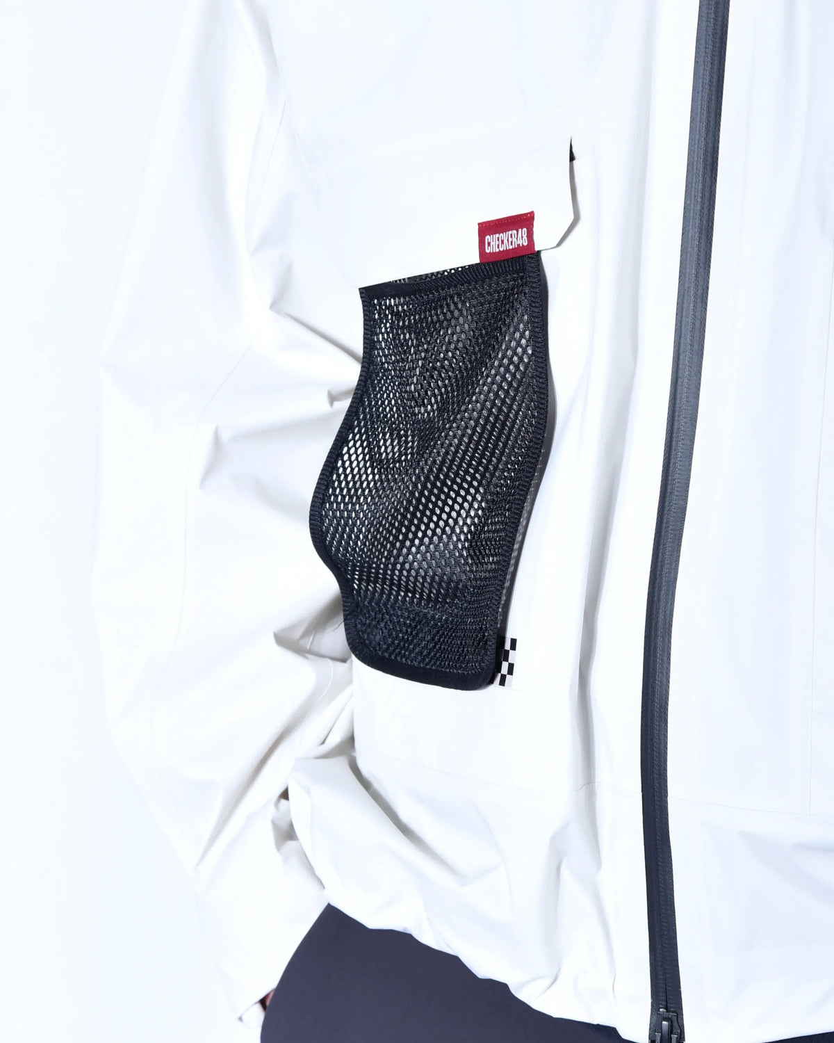 【CHECKER48】66 NYLON TECH JACKET フルジップジャケット BEIGE(CHE-C4800A106)