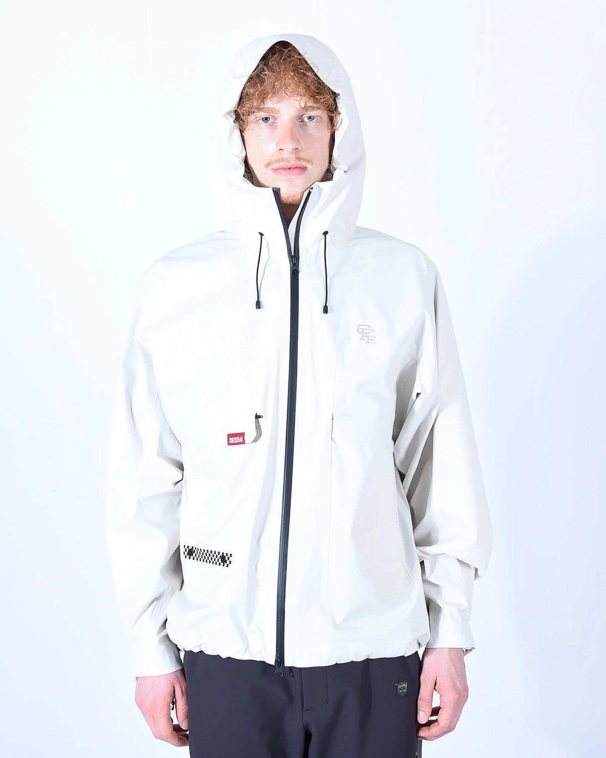 【CHECKER48】66 NYLON TECH JACKET フルジップジャケット BEIGE(CHE-C4800A106)
