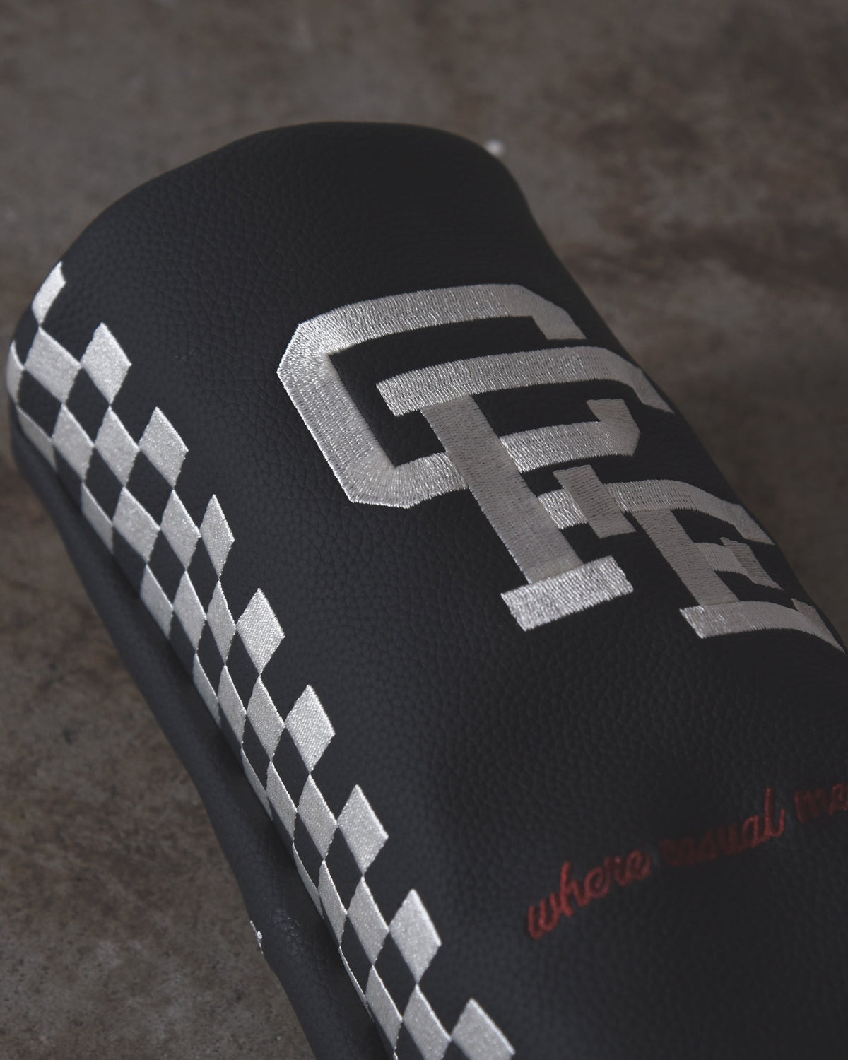 【CHECKER48】CFE POODIE CHECKER BARREL DRIVER COVER ヘッドカバー DR BLACK(CHE-C4800A801)