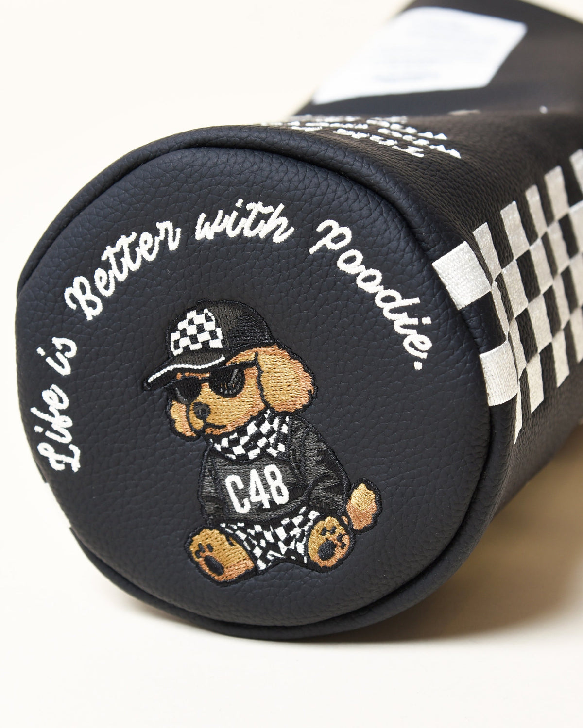 【CHECKER48】CFE POODIE CHECKER BARREL DRIVER COVER ヘッドカバー DR BLACK(CHE-C4800A801)