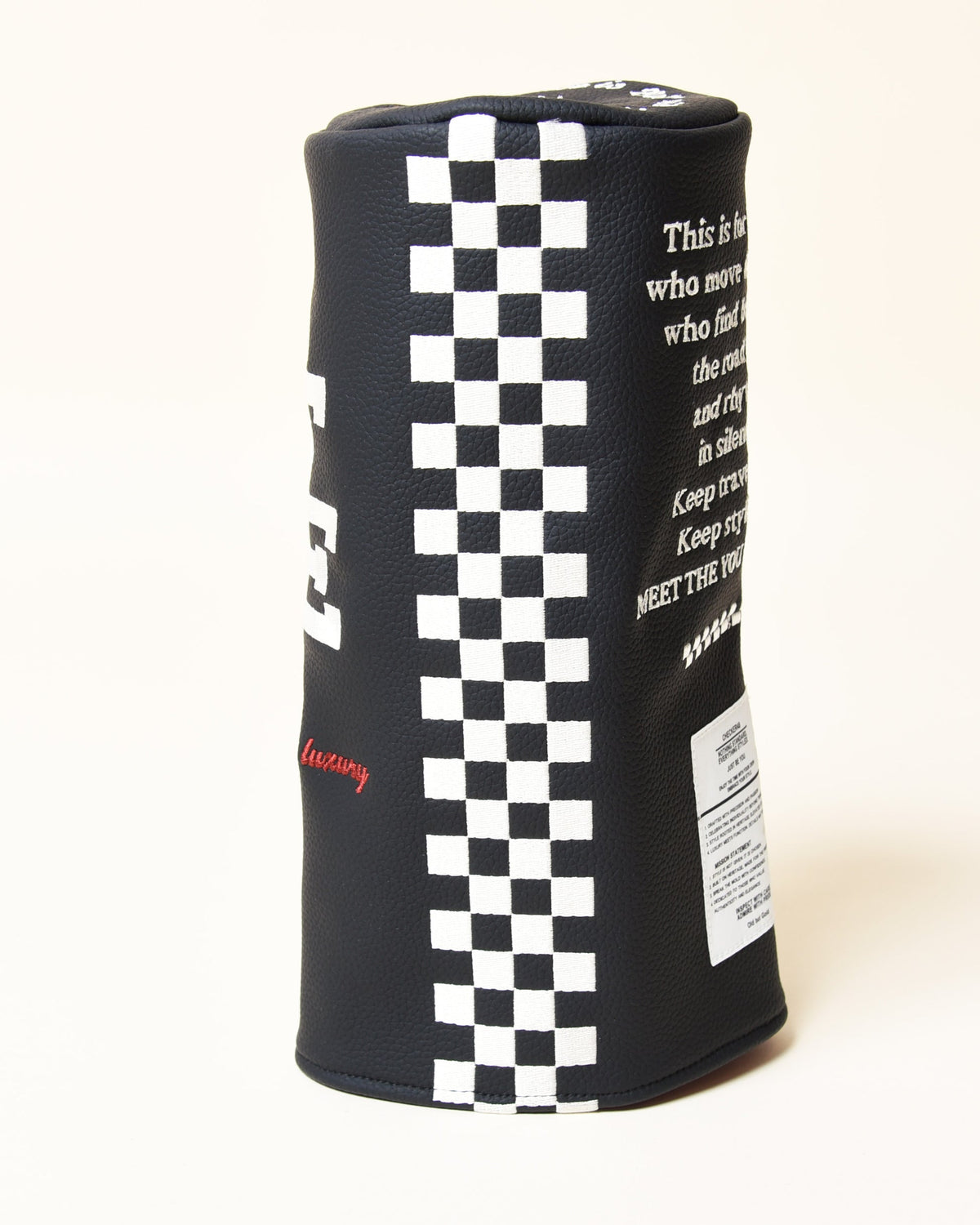 【CHECKER48】CFE POODIE CHECKER BARREL DRIVER COVER ヘッドカバー DR BLACK(CHE-C4800A801)
