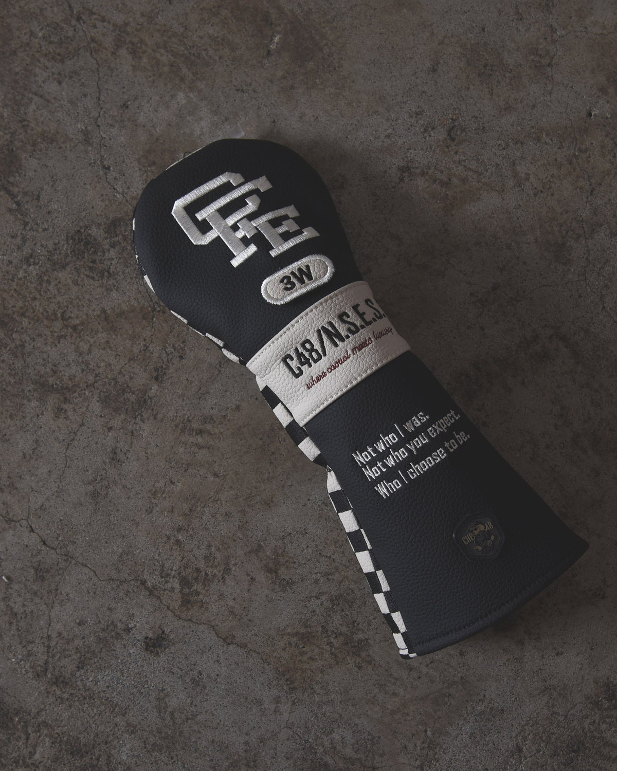 【CHECKER48】CFE POODIE CHECKER FAIRWAY COVER ヘッドカバー FW BLACK(CHE-C4800A802)