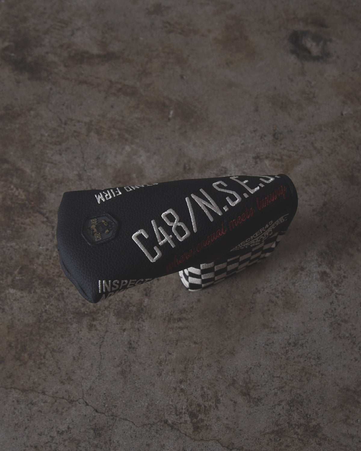 【CHECKER48】CFE POODIE CHECKER BLADE COVER パターカバー BLACK(CHE-C4800A805)