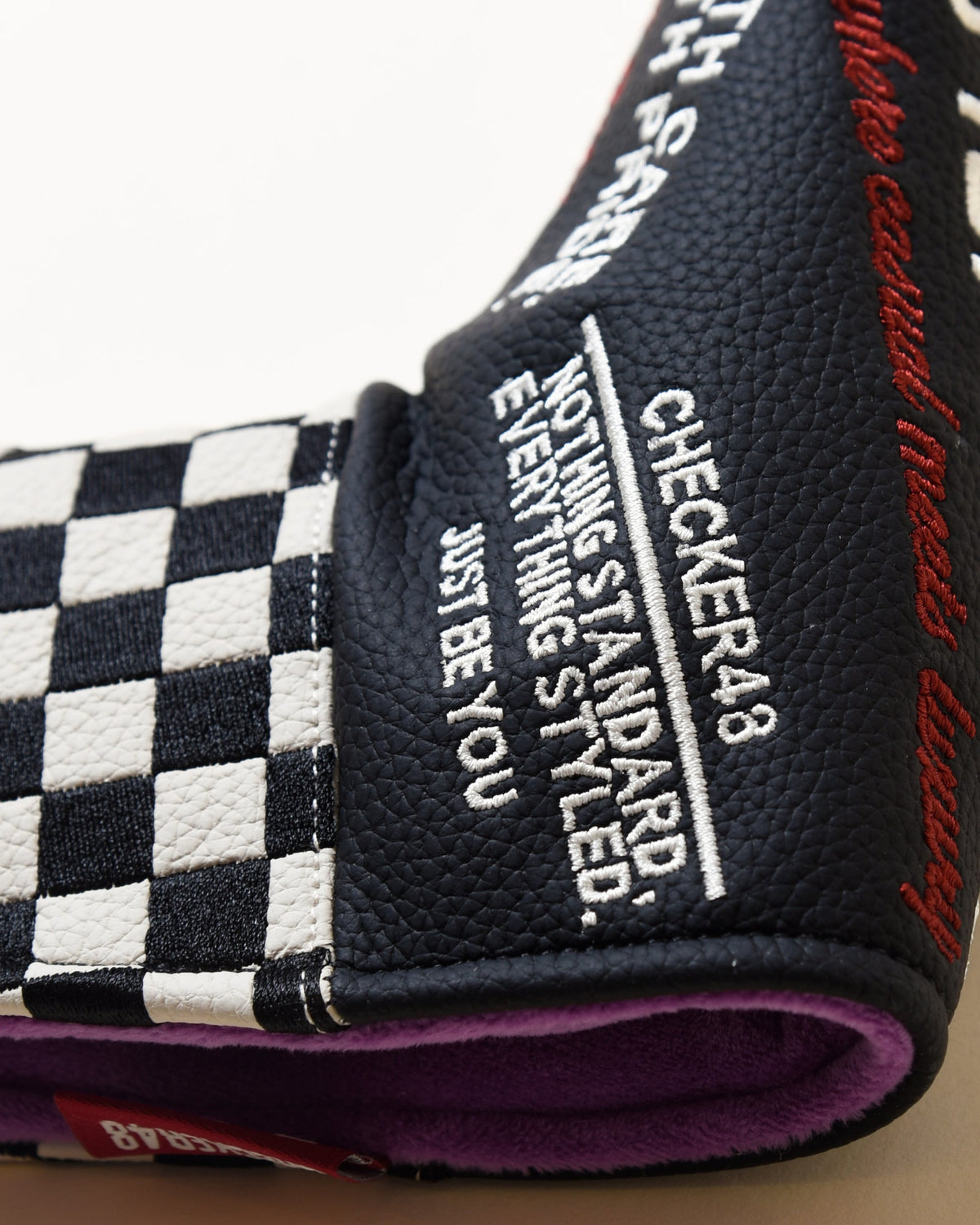 【CHECKER48】CFE POODIE CHECKER BLADE COVER パターカバー BLACK(CHE-C4800A805)