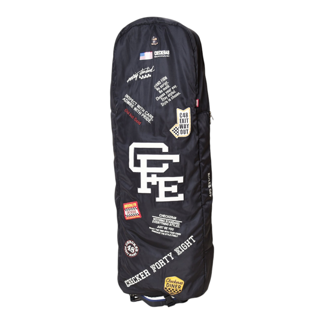 【CHECKER48】CFE ASSORTED TRAVEL COVER トラベルカバー BLACK(CHE-C4800A806)
