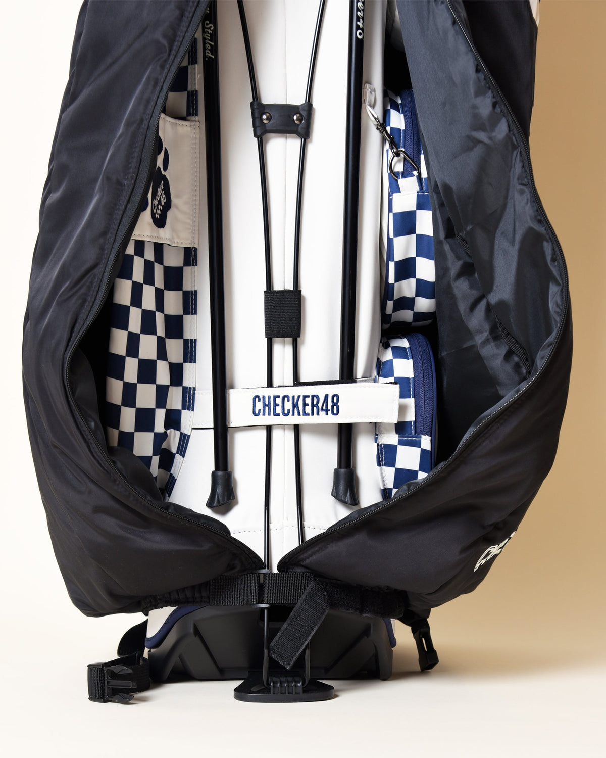 【CHECKER48】CFE ASSORTED TRAVEL COVER トラベルカバー BLACK(CHE-C4800A806)