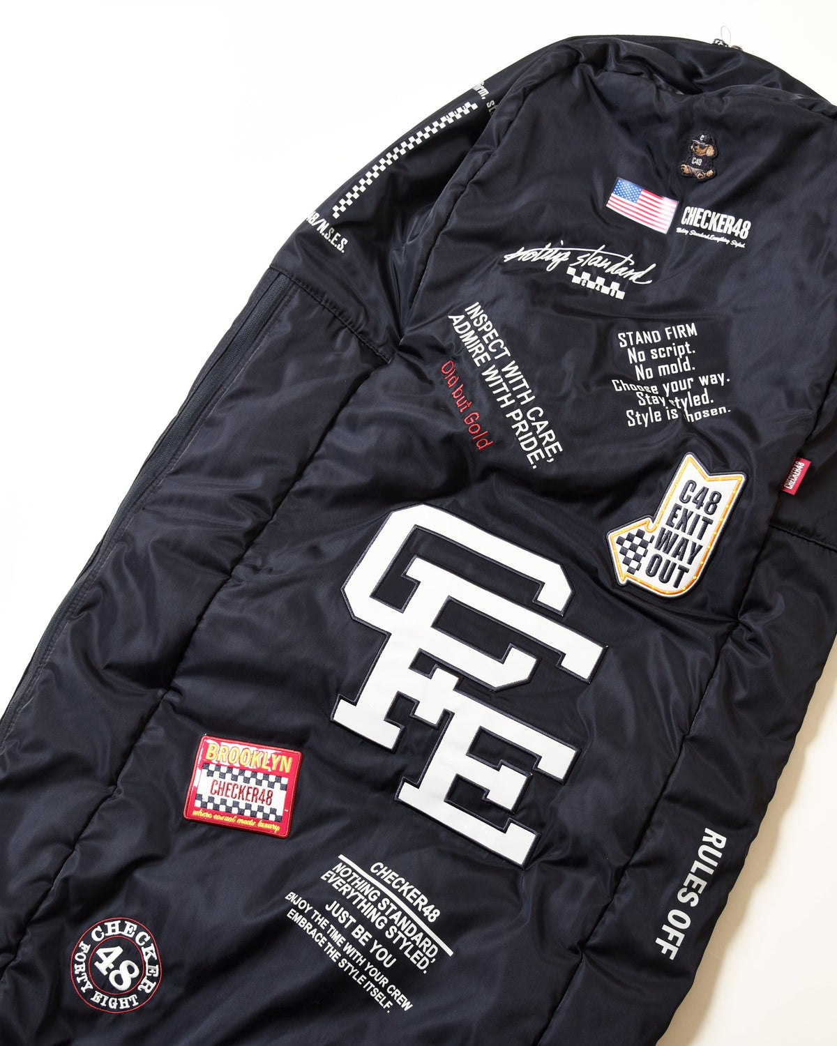 【CHECKER48】CFE ASSORTED TRAVEL COVER トラベルカバー BLACK(CHE-C4800A806)