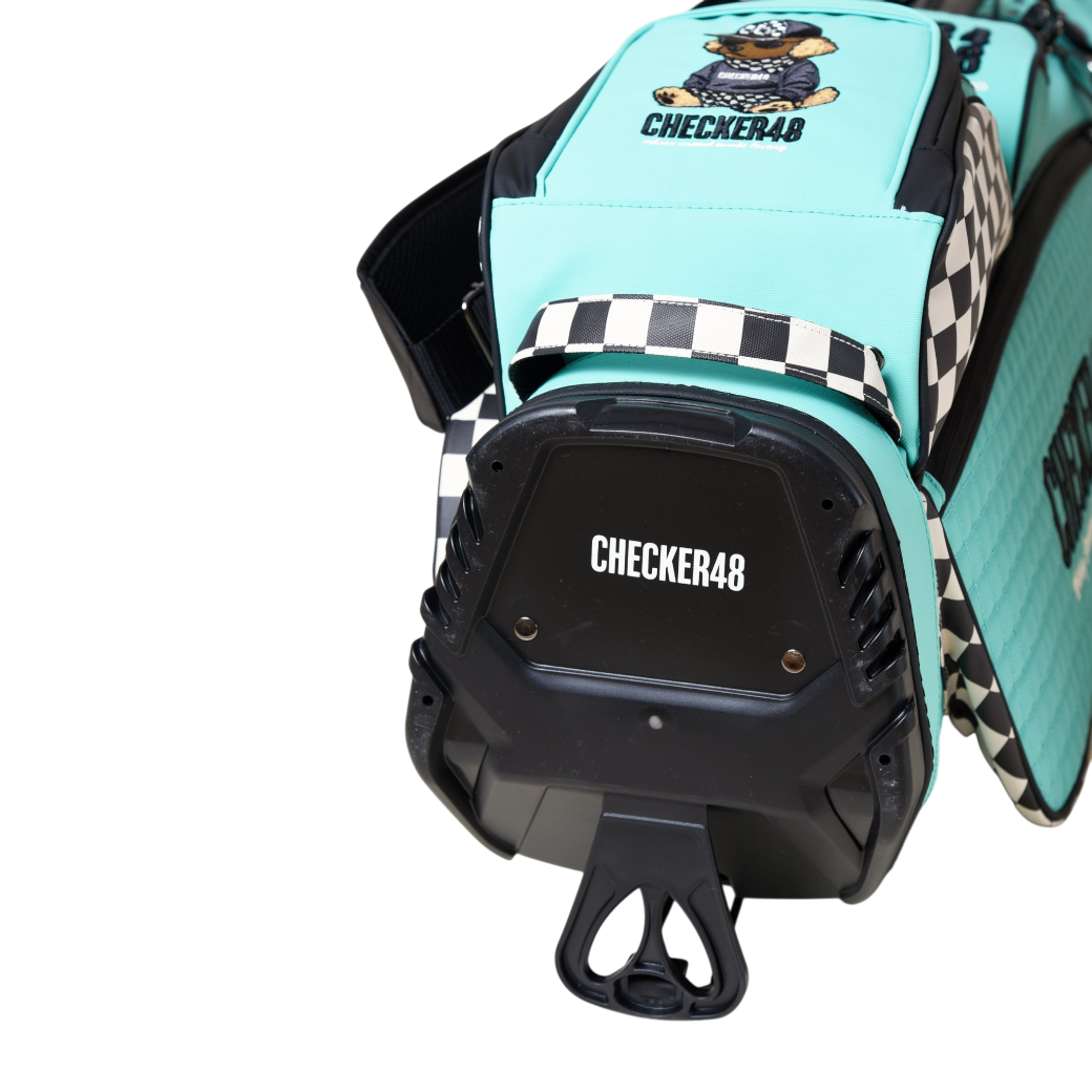 【CHECKER48】NEW POODIE CADDIE BAG キャディバッグ TURQUOISE(CHE-C4800A816)