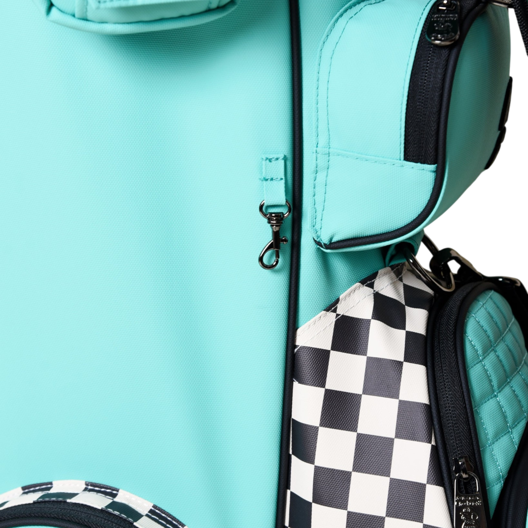 【CHECKER48】NEW POODIE CADDIE BAG キャディバッグ TURQUOISE(CHE-C4800A816)