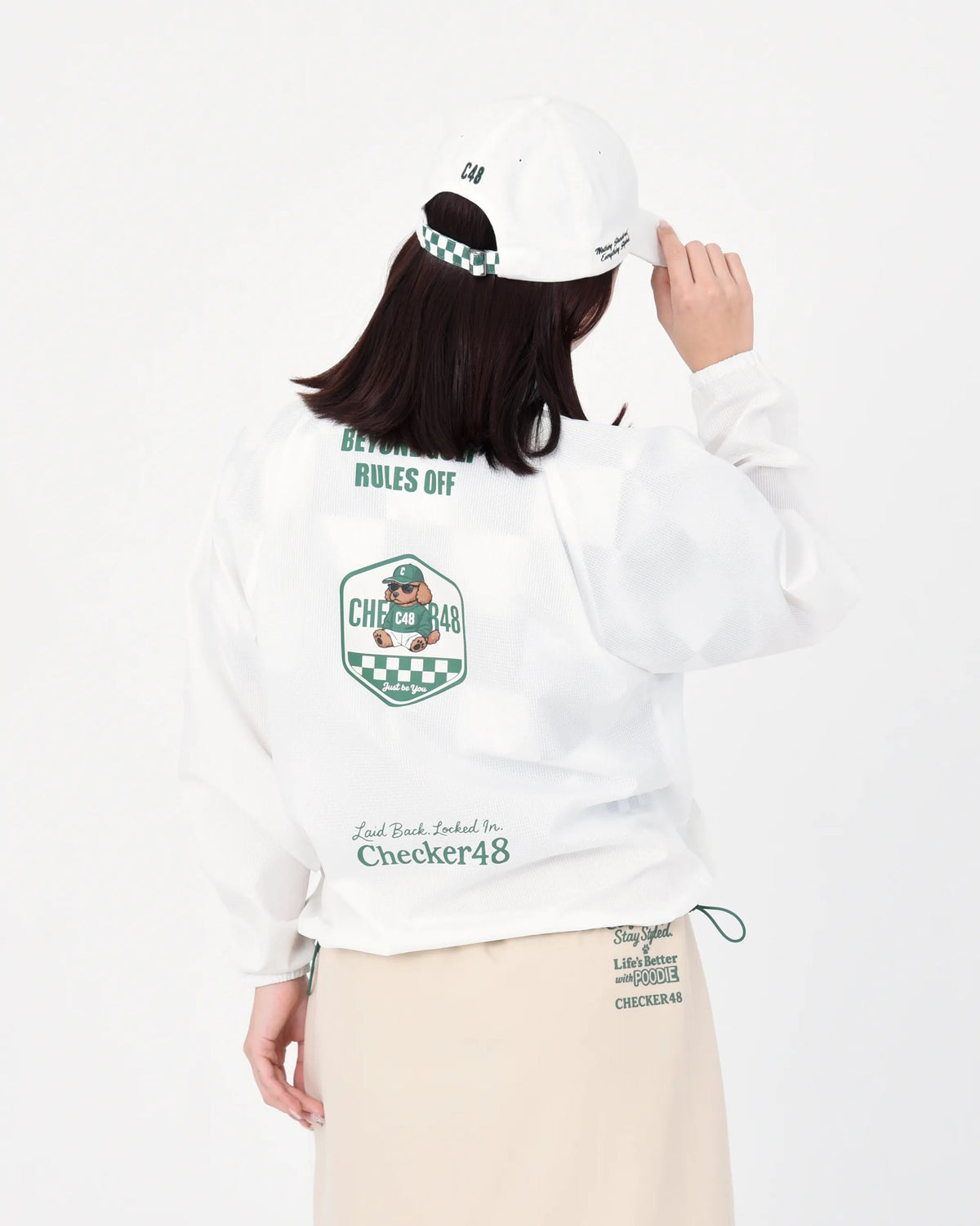 【CHECKER48】ブルゾン OFF WHITE(CHE-C4800S102W)