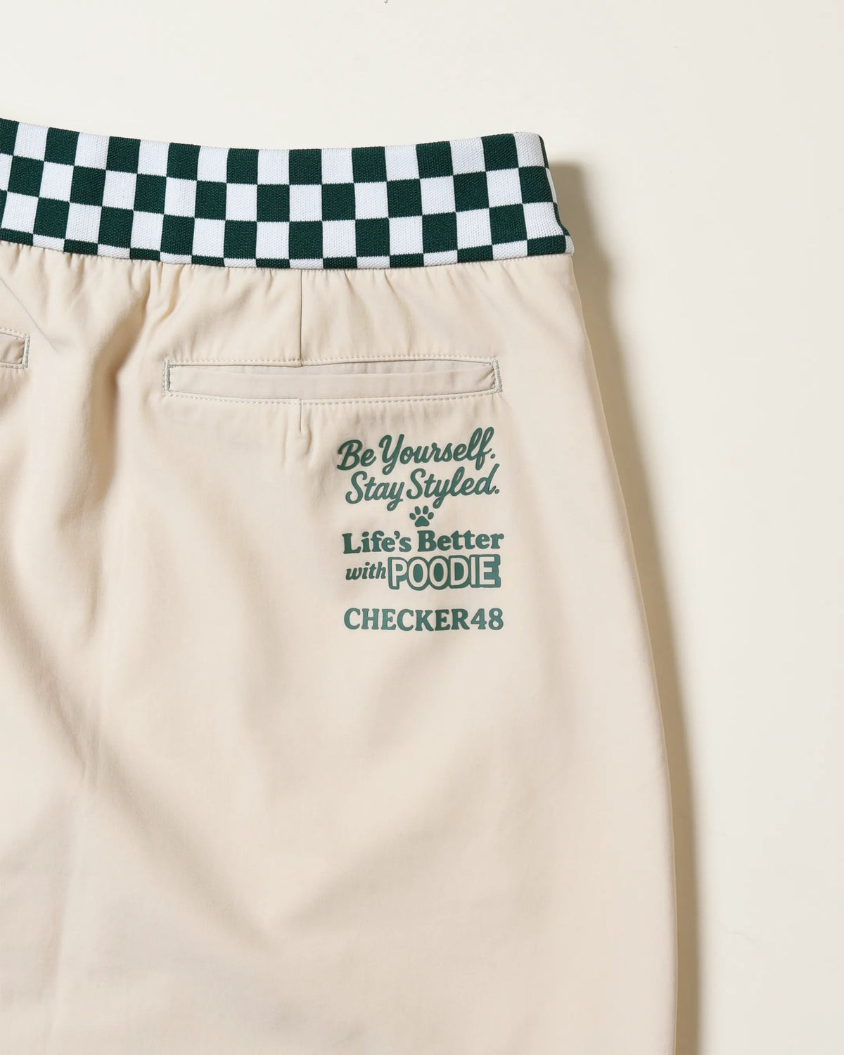 【CHECKER48】スカート WHITE(CHE-C4800S301W)