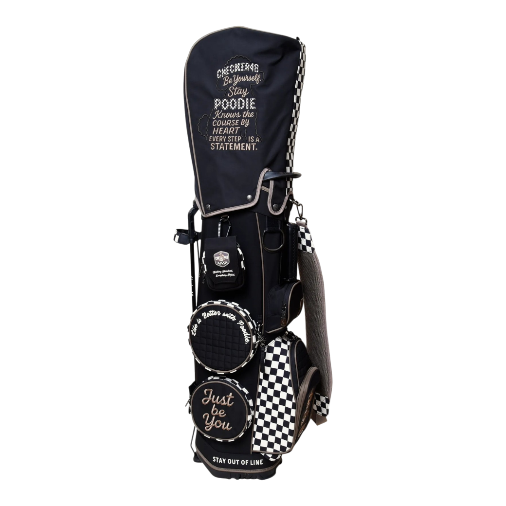 【CHECKER48】CADDIE BAG キャディバッグ BLACK(CHE-C4800S801)
