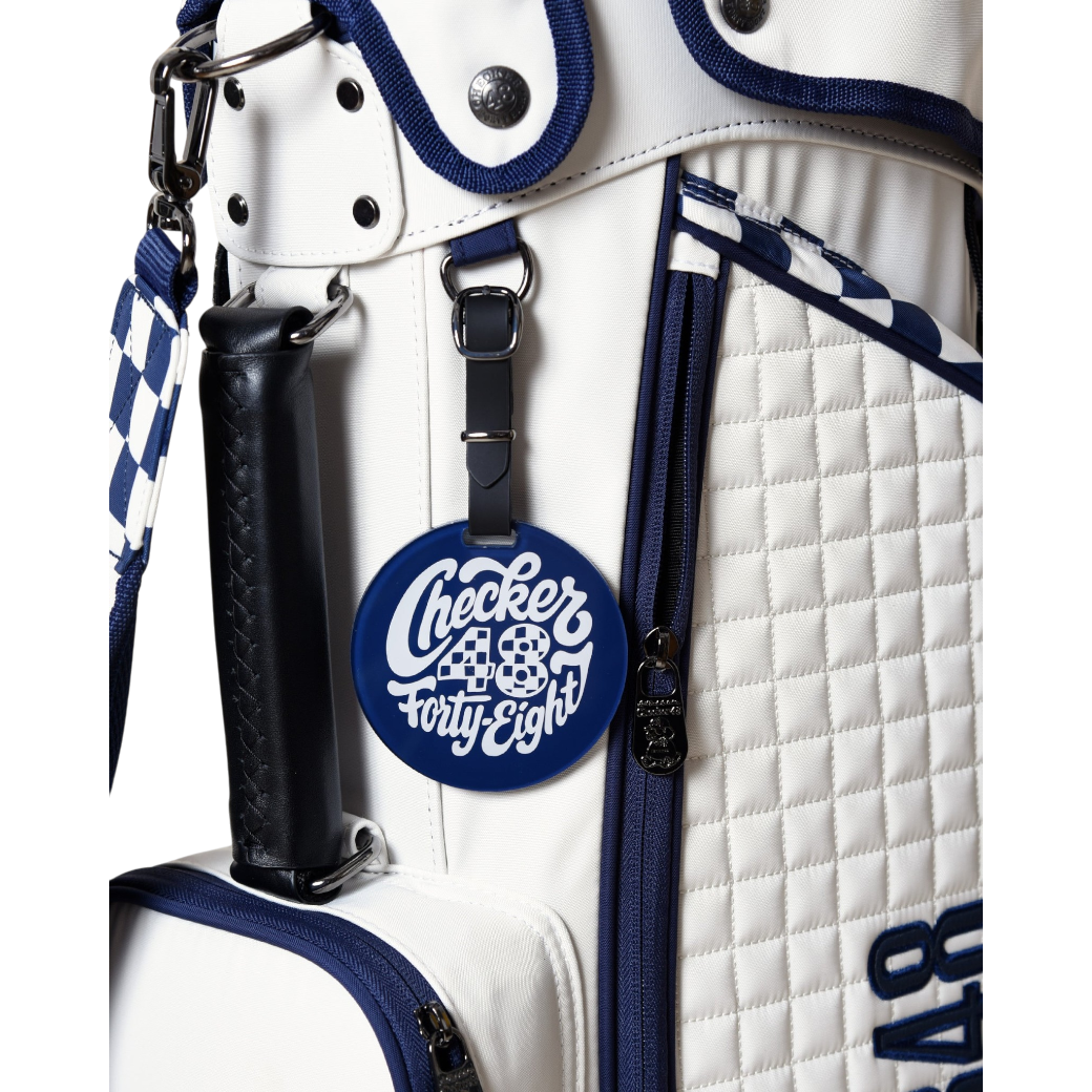 【CHECKER48】CADDIE BAG キャディバッグ OFF WHITE(CHE-C4800S801)