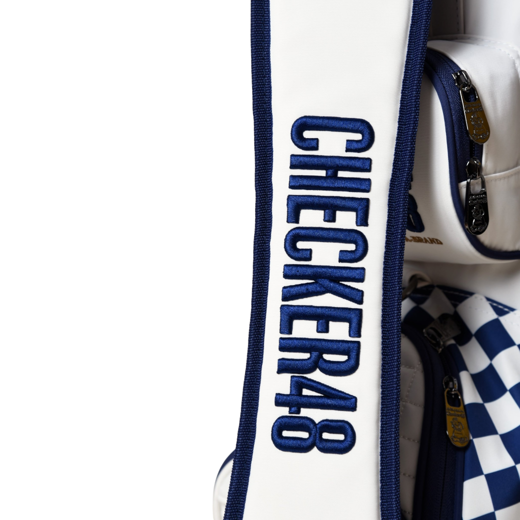 【CHECKER48】CADDIE BAG キャディバッグ OFF WHITE(CHE-C4800S801)