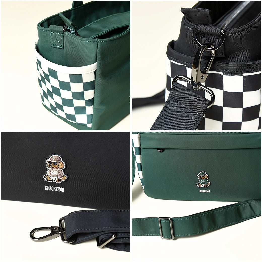 【CHECKER48】CART BAG カートバッグ DARK GREEN(CHE-C4800S802)
