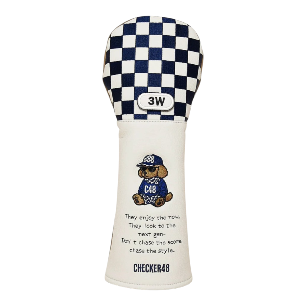 【CHECKER48】FW フェアウェイウッド ヘッドカバー DARK NAVY(CHE-C4800S806)