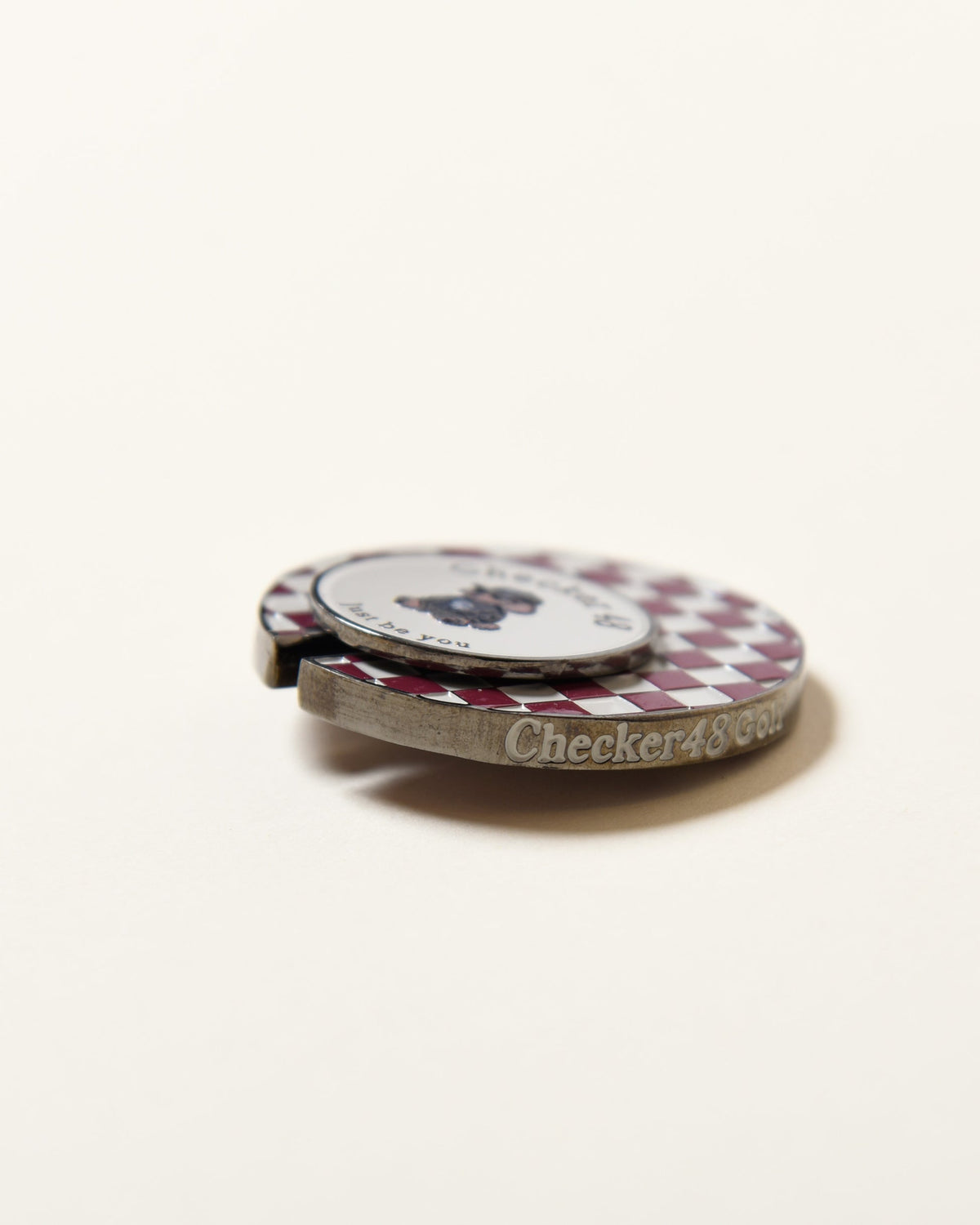 【CHECKER48】BALL MARKER ボールマーカー BORDEAUX(CHE-C4800S814)