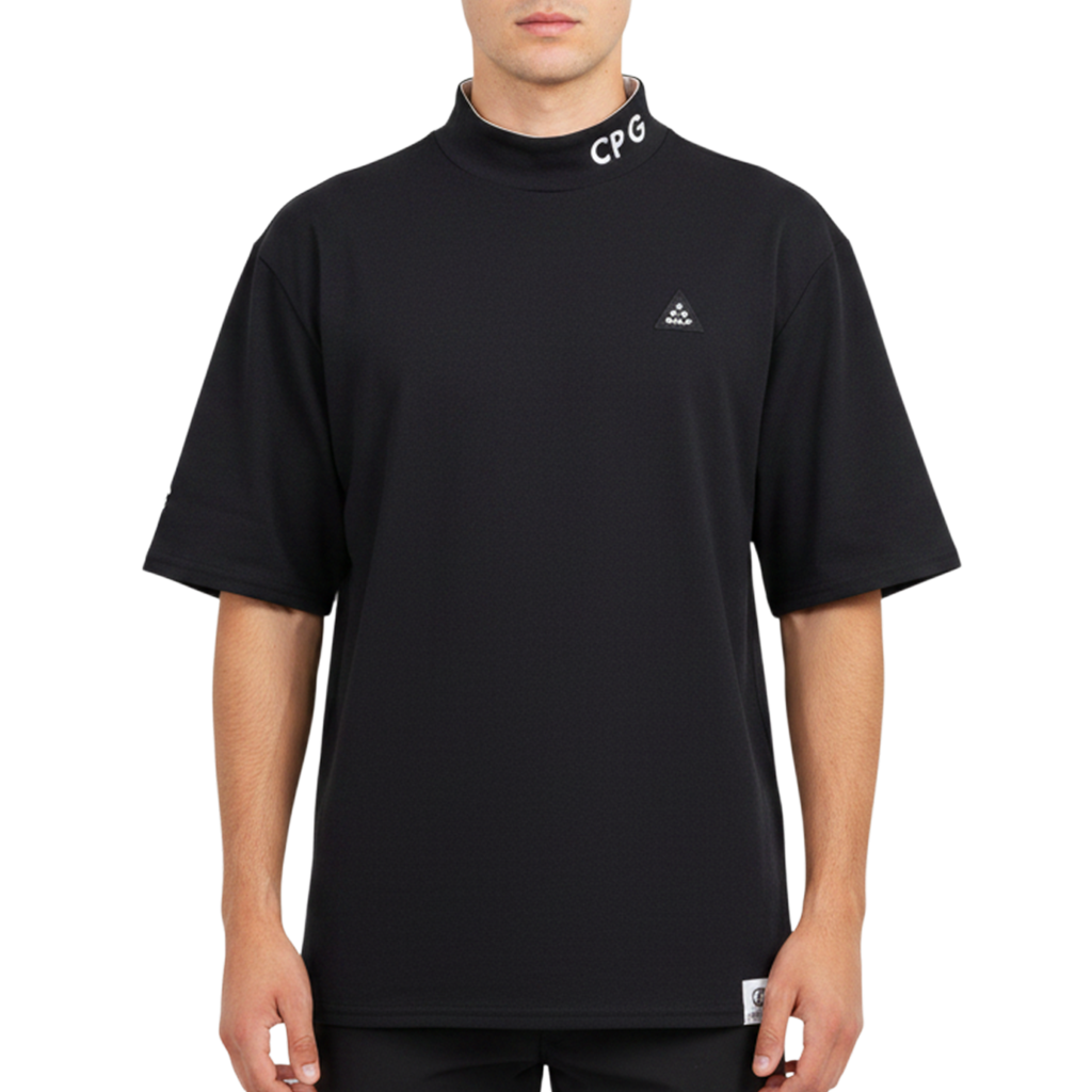 【CPG GOLF】BACK LINE MOCK NECK モック BLACK(CPG-210925102)