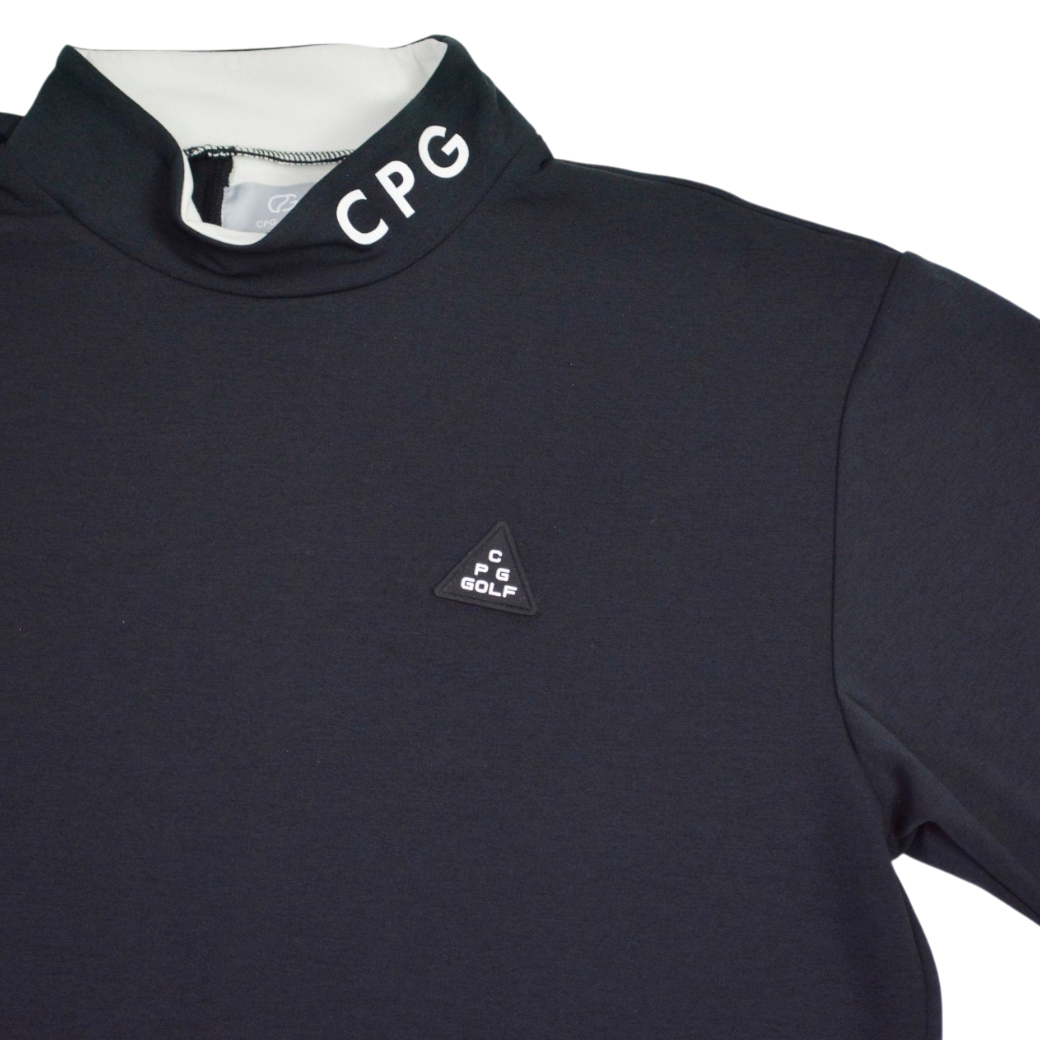 【CPG GOLF】BACK LINE MOCK NECK モック BLACK(CPG-210925102)