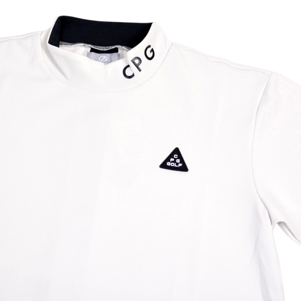 【CPG GOLF】BACK LINE MOCK NECK モック WHITE(CPG-210925102)