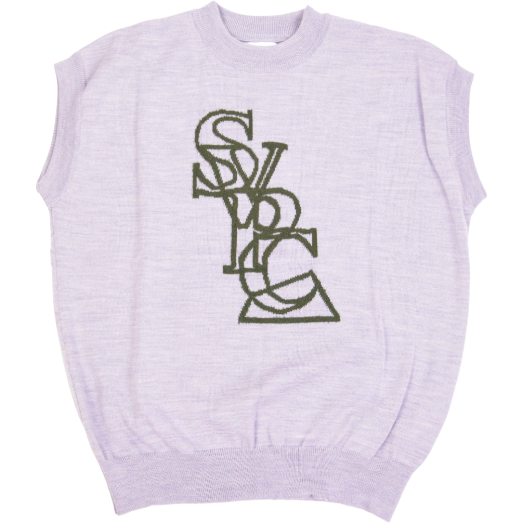 【SALVAGE PUBLIC】살베지 퍼블릭 코레파 울 자가드 니트 베스트 ML 그레이(SVKA3021)