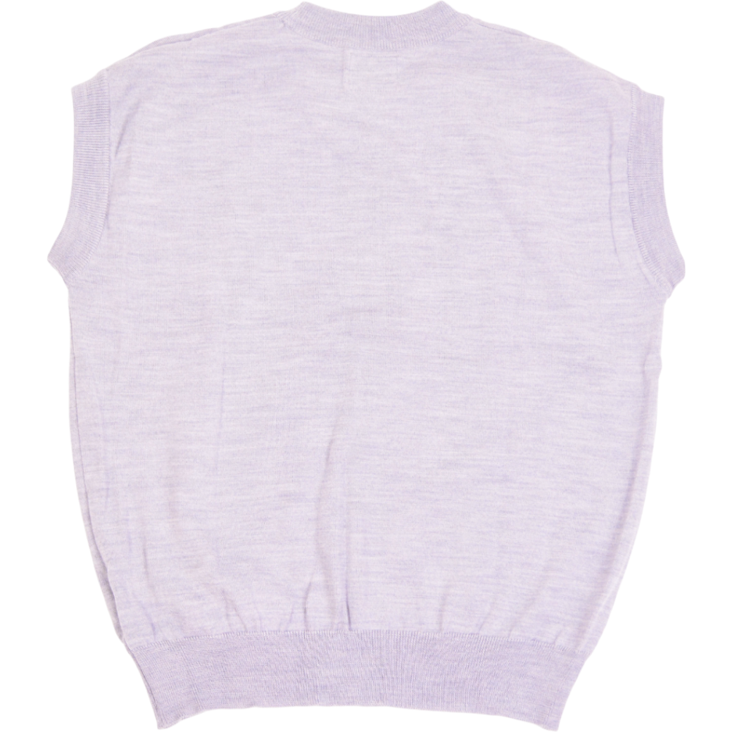 【SALVAGE PUBLIC】살베지 퍼블릭 코레파 울 자가드 니트 베스트 ML 그레이(SVKA3021)