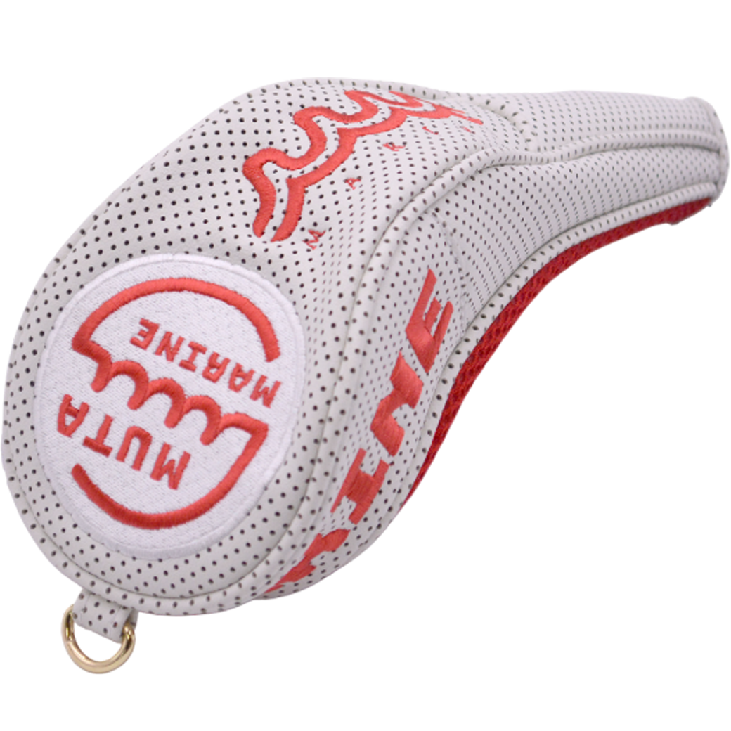 【muta】CONTINUA パンチングエシカルレザー ヘッドカバー (ホワイト) MGAD-750031