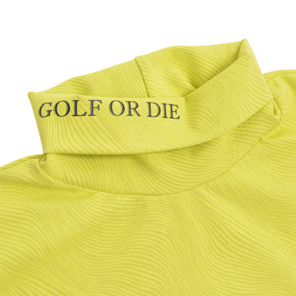 【MARK&LONA】ATLANTIS PERFORMANCE MOCK NECK モックネック イエロー 46 48 M L(MLM-4C-AU02)