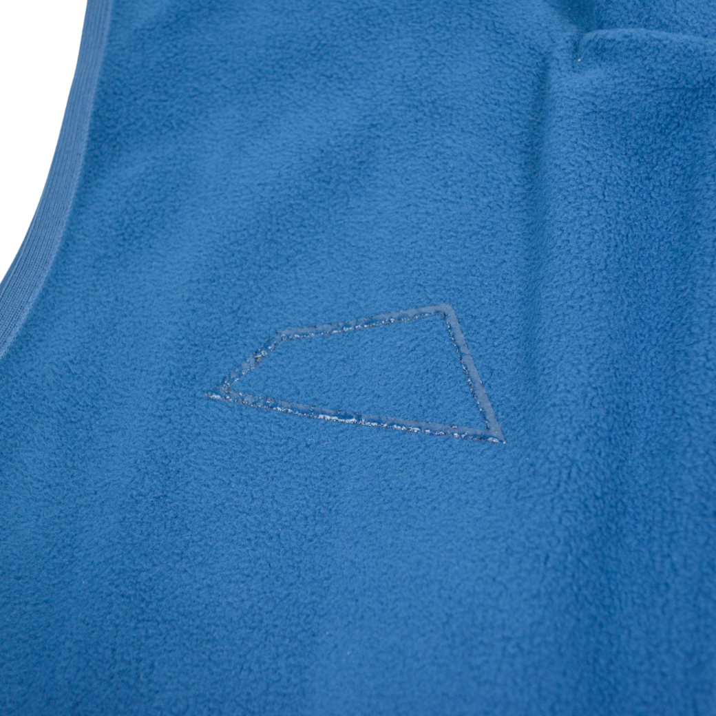 【SALVAGE PUBLIC】살베지 퍼블릭 콜레파 플리스 니트 베스트 SML 블루(SVKA4022)