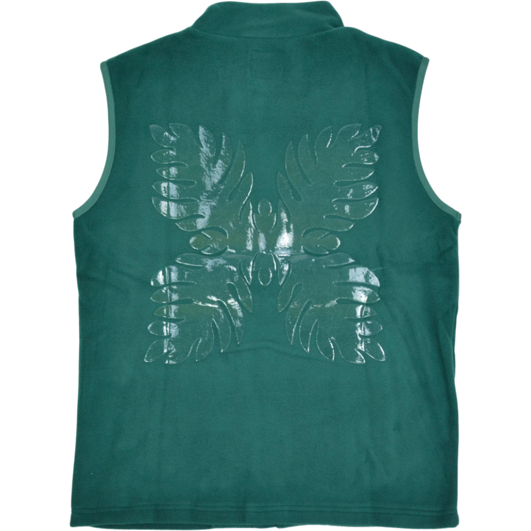 【SALVAGE PUBLIC】살베지 퍼블릭 콜레파 플리스 니트 베스트 SM 그린(SVKA4022)