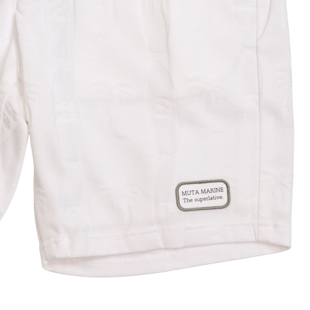 【muta】リンクスジャガード ショートパンツ M(ホワイト) MGJC-444239-WH