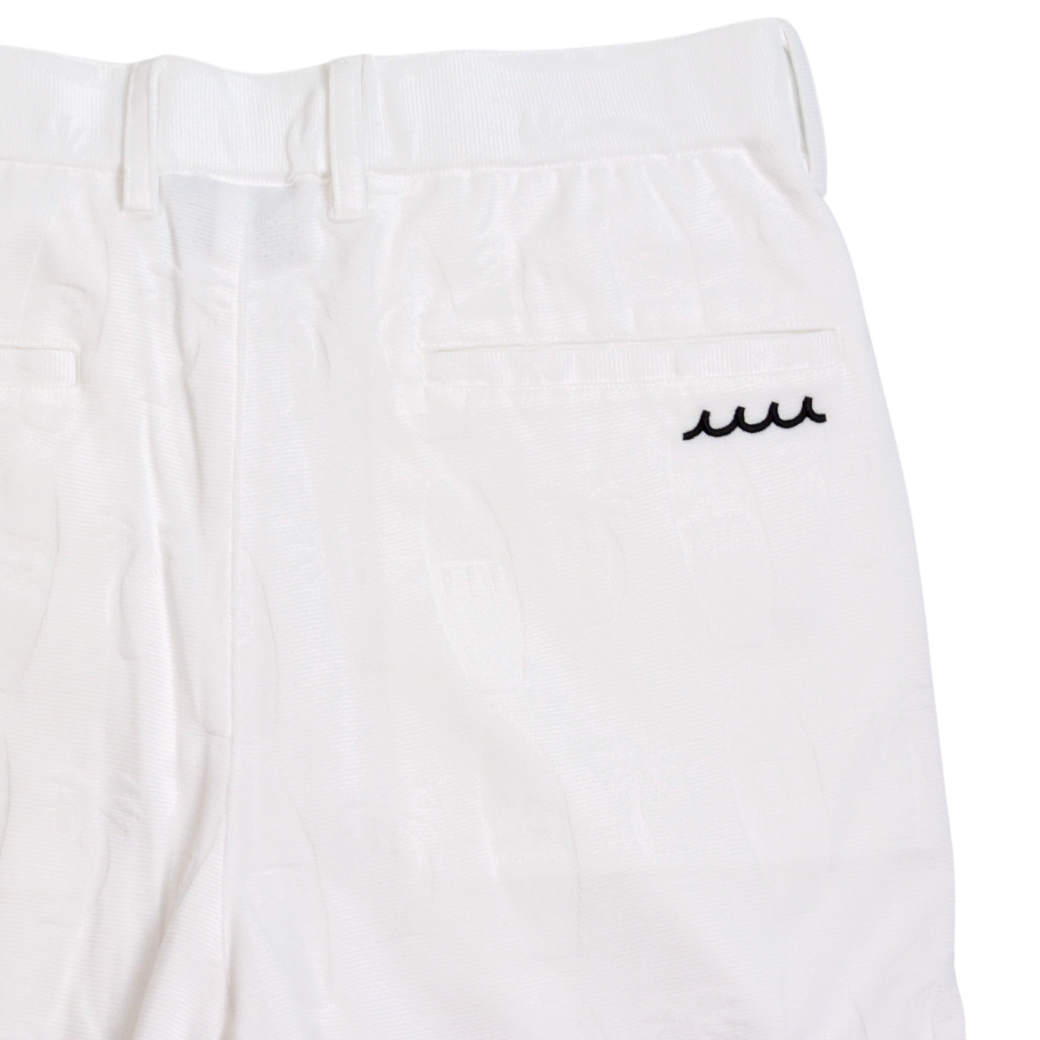 【muta】リンクスジャガード ショートパンツ M(ホワイト) MGJC-444239-WH