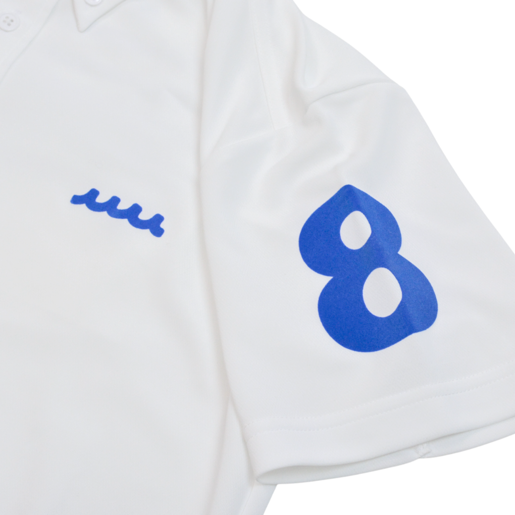 【muta】5LINE ポロシャツ ホワイト S(MMAX-446322-WH)