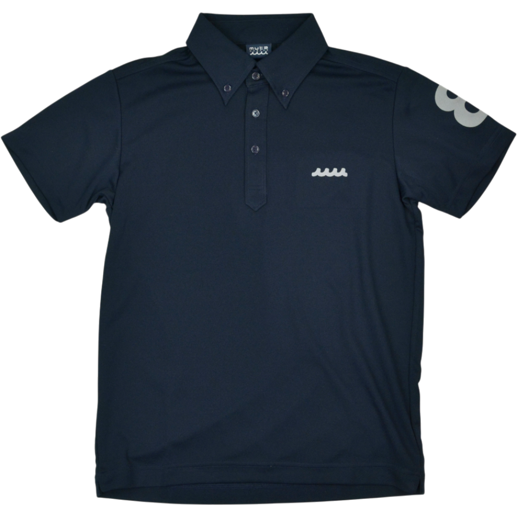 【muta】5LINE ポロシャツ ネイビー S(MMAX-446322-NV)