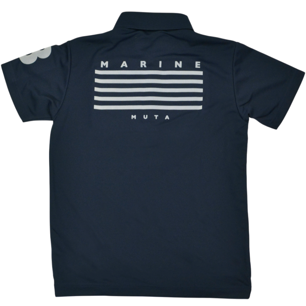 【muta】5LINE ポロシャツ ネイビー S(MMAX-446322-NV)