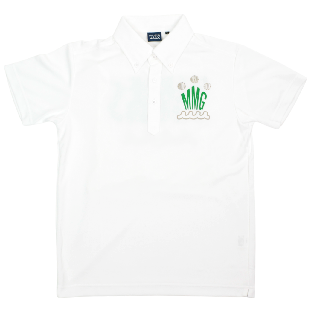 【muta】SURF&TURF 폴로 셔츠 화이트 M(MMAX-446181-WH)