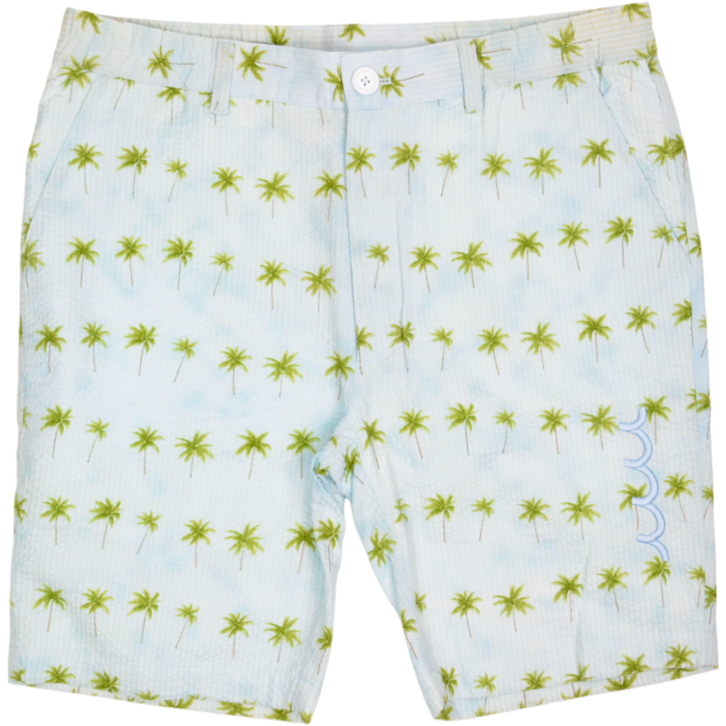 【muta】PALM シアサッカーハーフパンツ XL(ブルー) MUT-MMMK444036