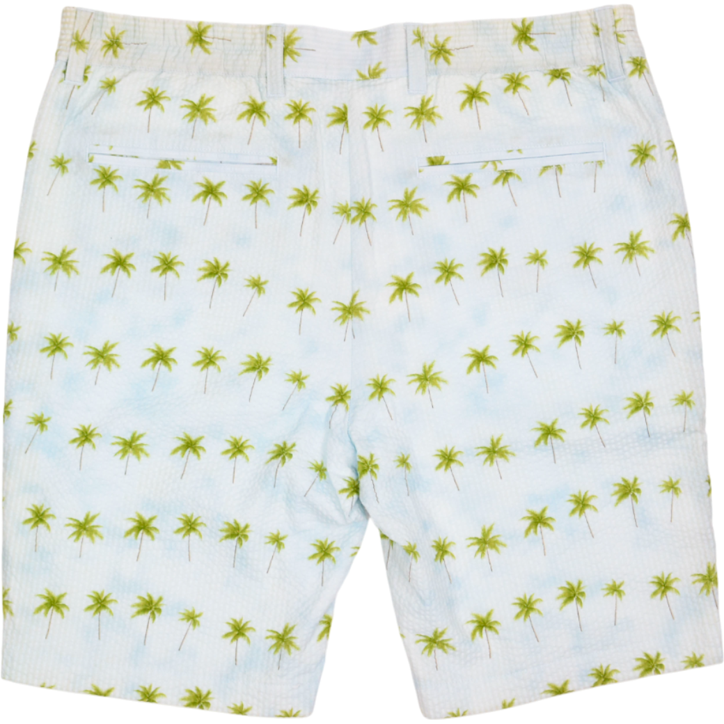 【muta】PALM シアサッカーハーフパンツ XL(ブルー) MUT-MMMK444036