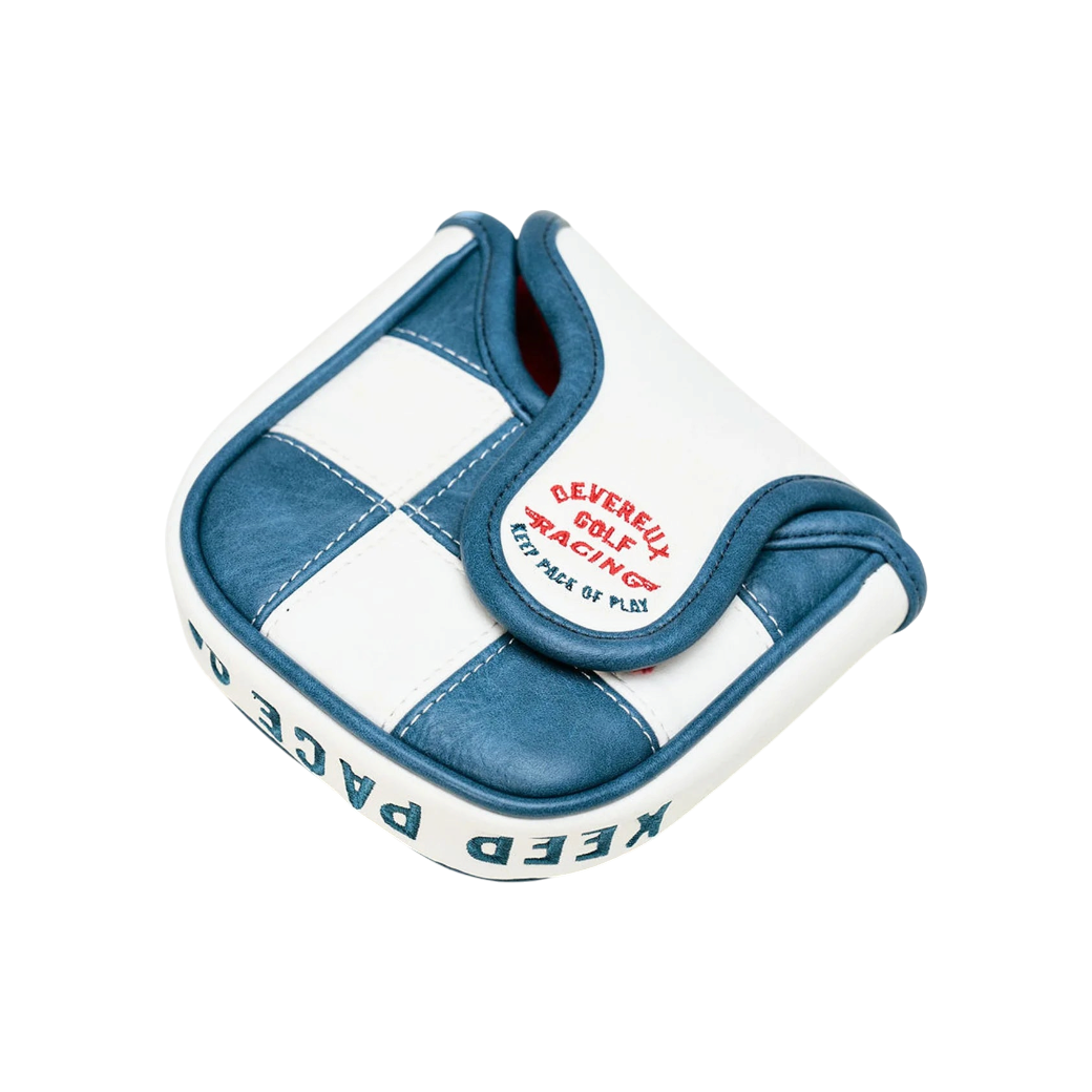 【DEVEREUX GOLF】Checkered Sidecar Mallet Cover マレットパターカバー WHITE(DVR-075364833)
