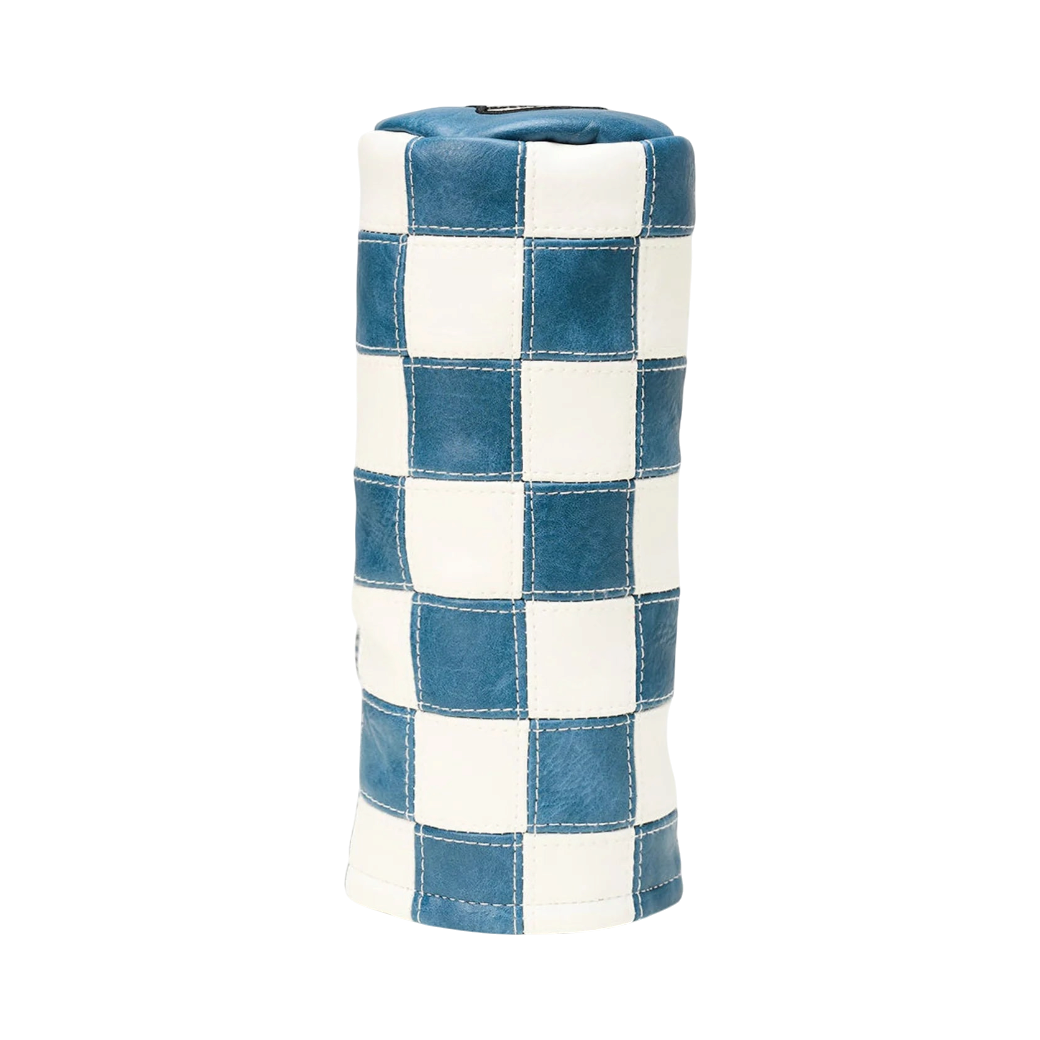 【DEVEREUX GOLF】Checkered Fairway Barrel Cover フェアウェイウッドカバー BLUE(DVR-075364836)