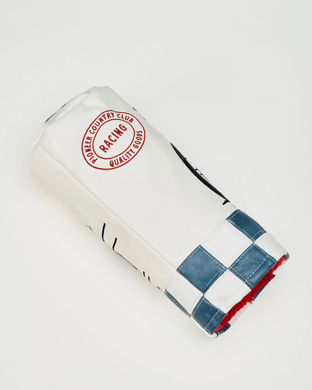 【DEVEREUX GOLF】Checkered Sidecar Driver Barrel Cove ドライバーヘッドカバー WHITE(DVR-075364838)